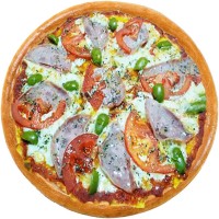 Піца з шинкою та оливками