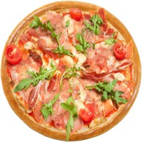 Піца з прошутто та руколою
