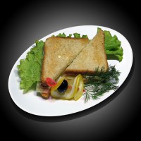 Сендвіч з лососем