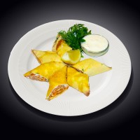 Млинці з сьомгою