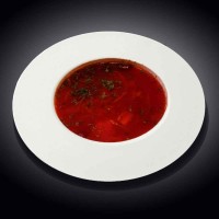 Веганський червоний борщ із квасолею